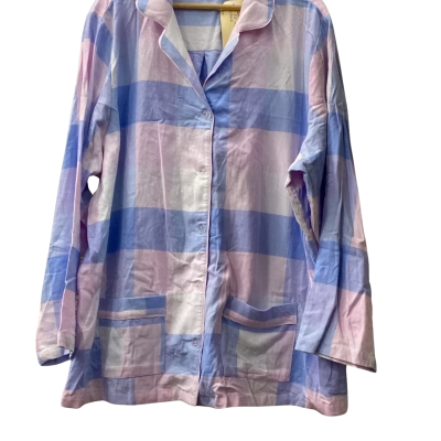 Peter Alexander Womens  Size XXXL Pyjama top  Blue / Checked / Pink  