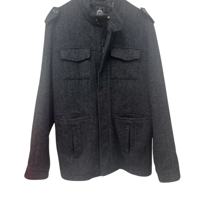 RDX Mens  Size XL Front Zipper Black  / Grey / Off White 