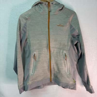 Kathmandu Womens Size S Hooded Jacket Brown / Grey 