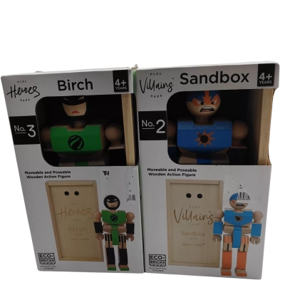 Play hard Heroes toy figurines 