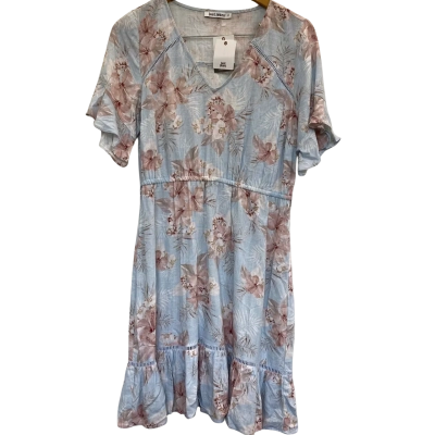 Just Jeans Womens  Size 10 Casual Dress / Floral Dress / Short Sleeve Dress  Floral 