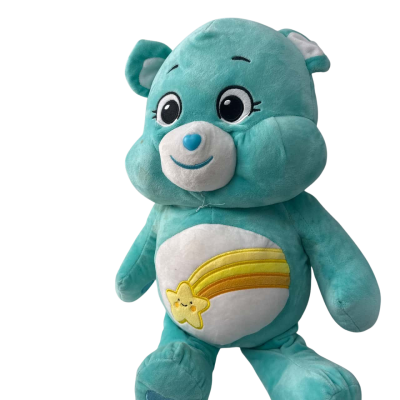 Large blue care bear needs  washing