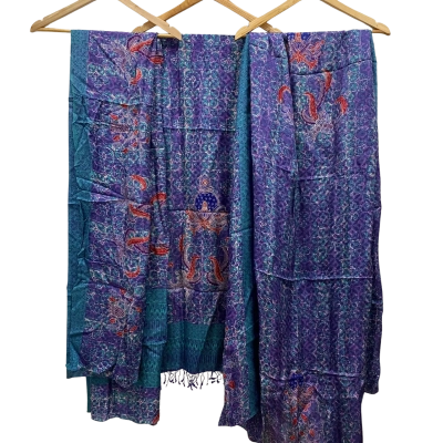 Unbranded Women's Scarf SET of 3 Purple / Teal 