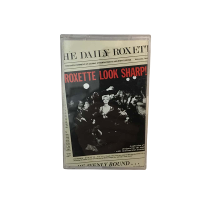 Vintage Roxette Look Sharp Cassette Tape 