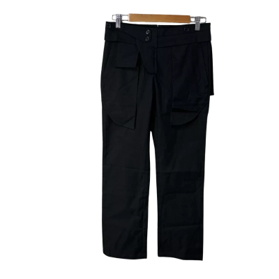 Bardot Womens Size 8 (S) Black Deconstructed Pants (new)