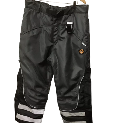 Badger Mens Size L Snow Pants Black  / Grey / Silver 