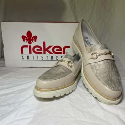 Rieker Size 40 Loafers Beige 