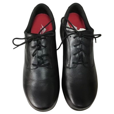  Ascent Kids Size 10 "Scholar" Black Leather School Shoe