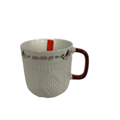 New Christmas Mug 345ML Hope, Love & Joy  Print # 2246-1-PP