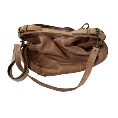 Rugged Hide Womens 100% Leather Handbag Brown 
