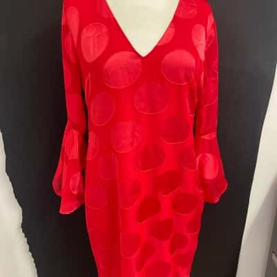 Very Very - Brooke Spot Dress - (Size 14) - New with Tags