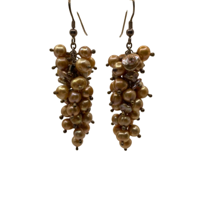  Womens Earrings Pearl / Silver 