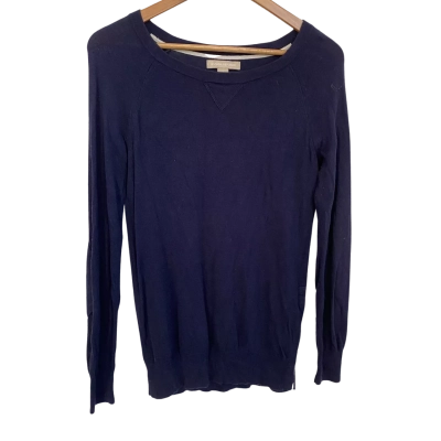 Banana Republic Womens  Size S Sweatshirt Navy Blue 