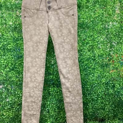 Sybilla women’s Jeggings Beige / Pattern 