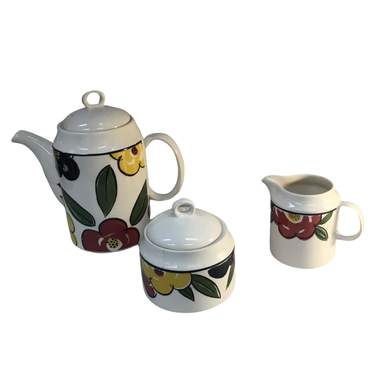 Tablemates Malaysia Teapot. Sugar Bowl & Milk Jug