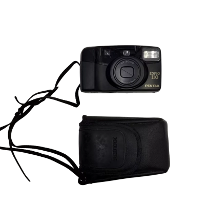 Vintage Pentax Espio 110 35mm Point & Shoot Film Camera with Original Case