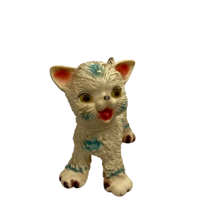 Vintage Edward Mobley Rubber Squeak Toy Cat