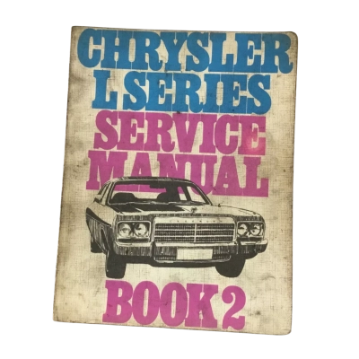 Vintage Chrysler L Series Manuel Book 2