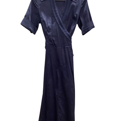 David Jones Womens  Size 12 Casual Dress / Formal Dress / Midi Dress Navy Blue 