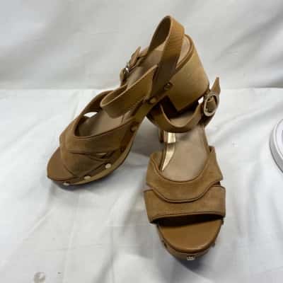 Mimco Womens  Size 38 Heels Brown 