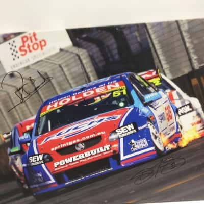 Holden Race Car with Signatures
