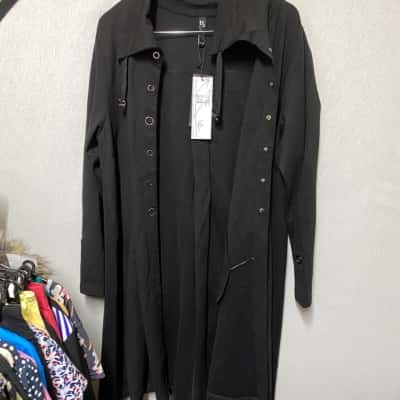 Taking Shape Womens  Size 16 Black  Coat