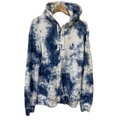 Polo Ralph Lauren Womens Hoodie Size L Blue / White 
