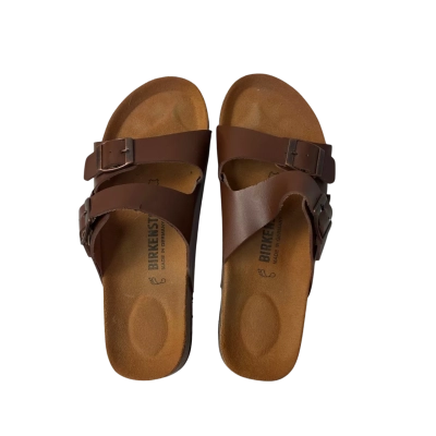 Birkenstock Double Strap Sandals Size 40 Brown 