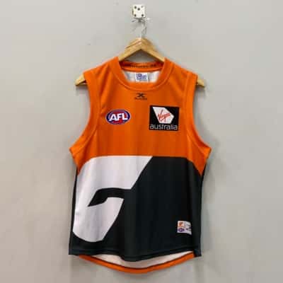AFL GWS Giants Guernsey Size Medium 