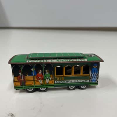 Vintage Tin Lithographed Fricton Toy