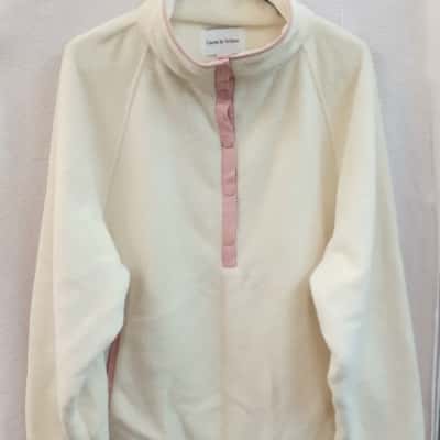 Cartel & Willow Womens  Size L Jumper / Pullover Pink  / White 