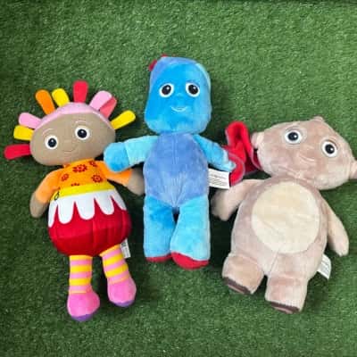 In The Night Garden Musical Plush Toys x 3 