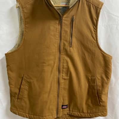 Dickies Mens Size XL Vest Brown 