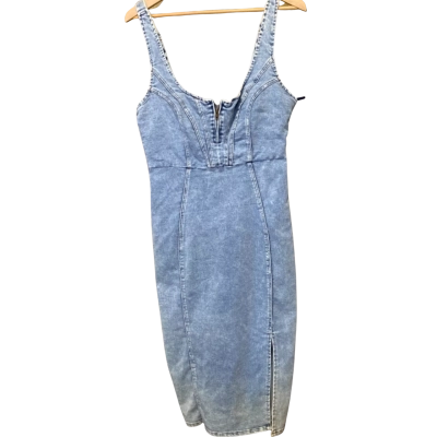 Angel Biba Womens  Dress Size 14 Washed Blue 