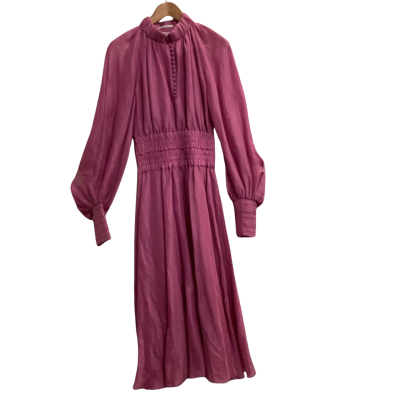 Country Road Womens  Size 4 Long Sleeve Dress Pink  