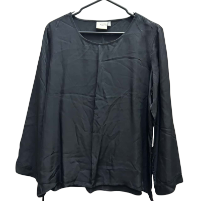 ELK Womens Size 14 Long Sleeve Top Black  