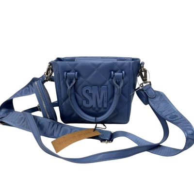 Steve Madden Blue Quilted Crossbody Handbag 