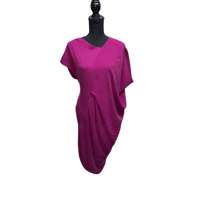 SILK Purple Willow Dress 
