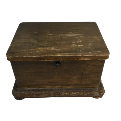Vintage Old Telegraph Sounder Box with Diagram Approx 20 x 19 x 13cm