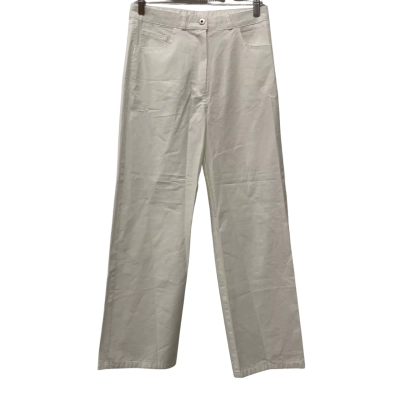 OUNCE  Womens Straight Leg Pants White 