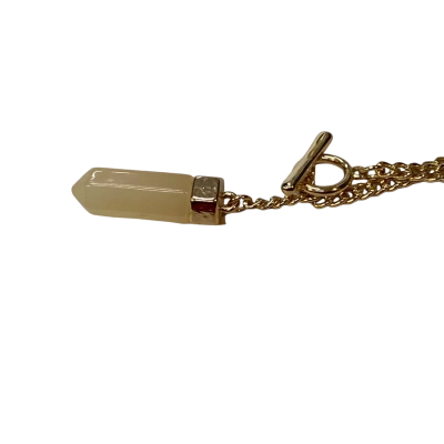  Womens Obelisk Pendant on Chain Necklace 