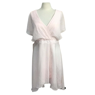 JJ's House Womens  Size 14 - 16 Sleeveless Baby Pink Formal Dress 