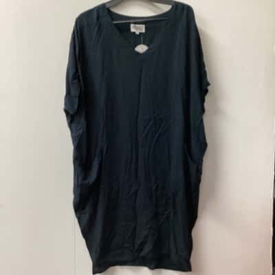 Freez  Womens  Size XL Casual Dress Navy Blue J