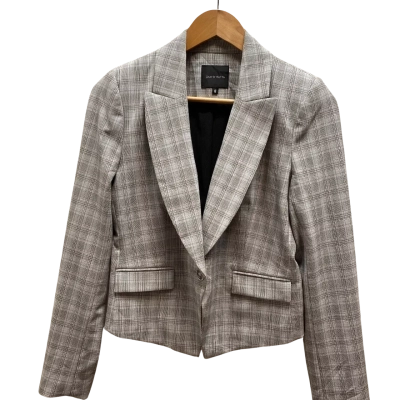 Portmans Womens  Size 8 Checked / Grey Blazer