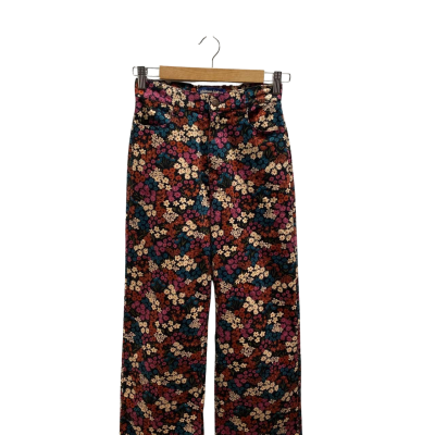 Princess Highway Womens  Size 6 Black/ Floral Pants