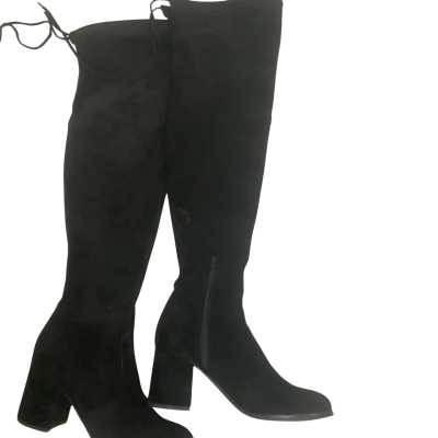 Womens Jo Mercer Size 38 Black Thigh High Boots