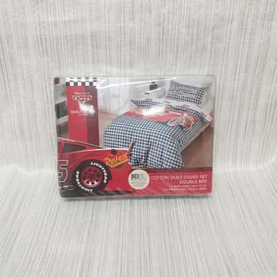 Disney Pixar Cars /Quilt Cover Set /Size Double - Brand New Still in Packing 