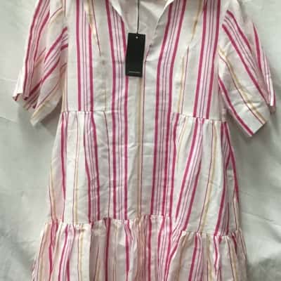 Country Road Women’s Tiered Stripe Dress Size 8