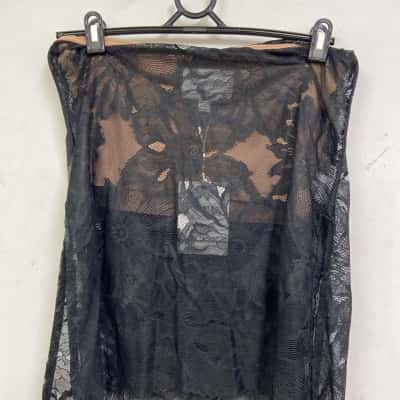 Victoria & Woods  Womens  Size 3 Sleeveless Top Beige / Black  