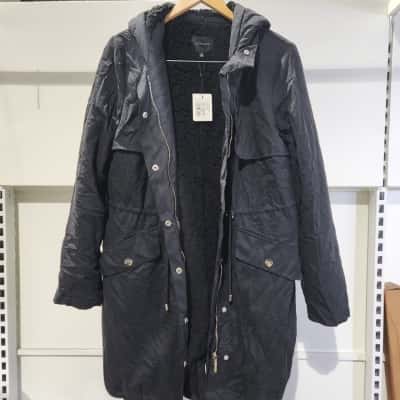 Ladies "Portmans" Mid Length Hooded Zip Up Jacket - BNWT